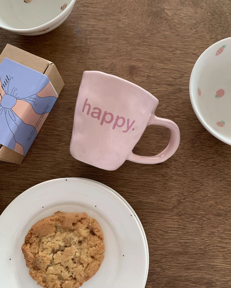 nutceramic（ナットセラミック）の「happy homely mug : baby pink（Tableware/Kitchen Goods）」