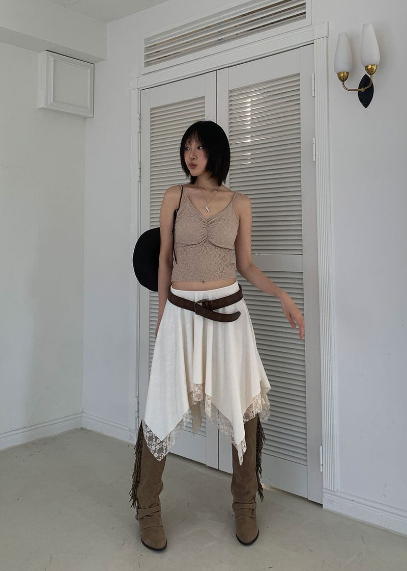 LACE CAP SLEEVELESS (5color)