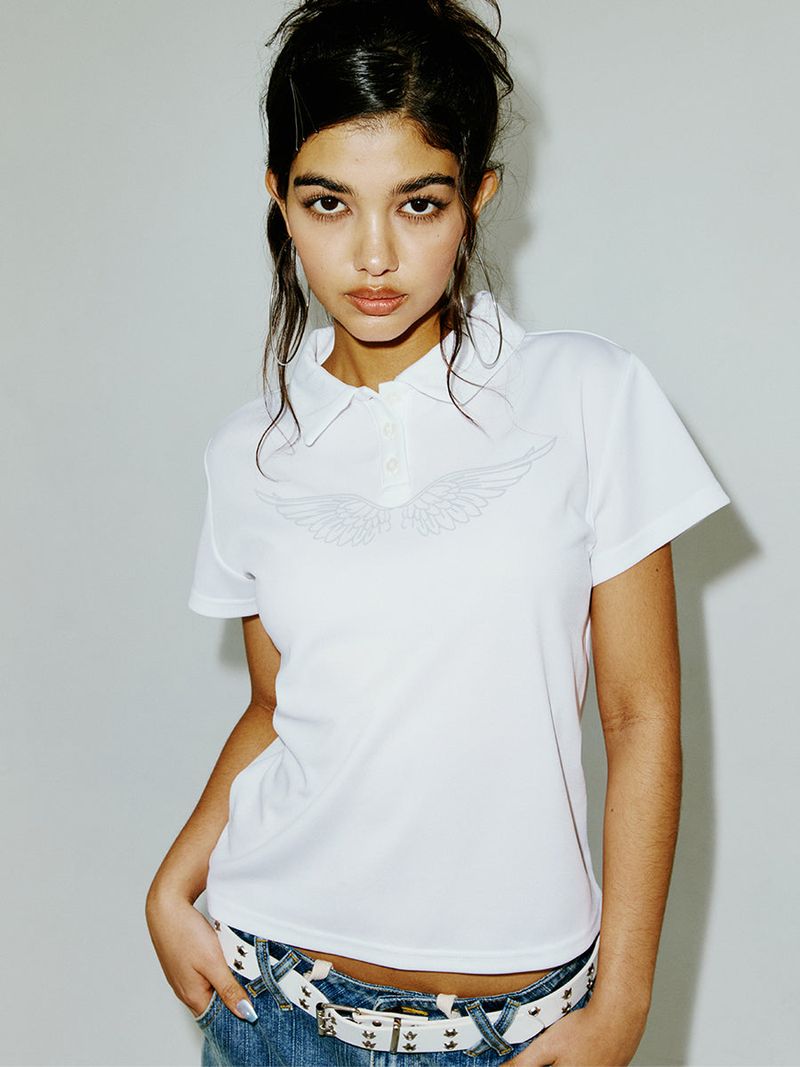 WING POLO SHIRT WTHIE