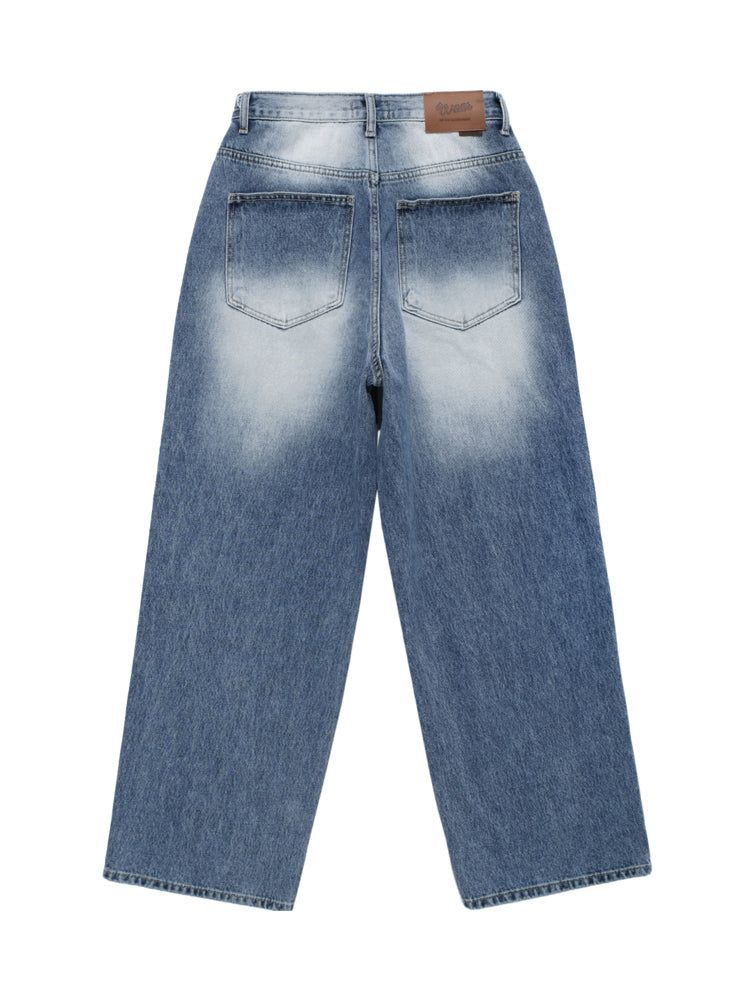 M200 CAT WIDE DENIM PANTS