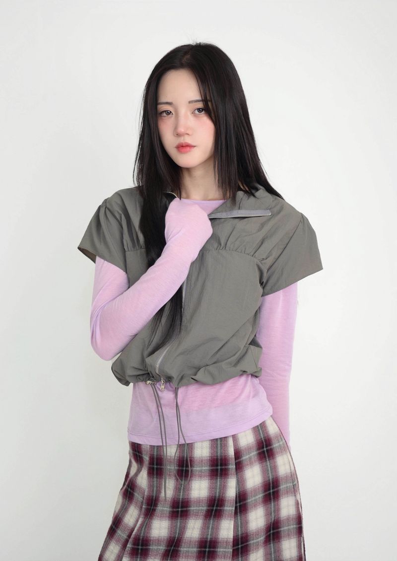 privatelookbook（プライベートルックブック）の「slim puff zip-up（Jackets/Outerwear）」