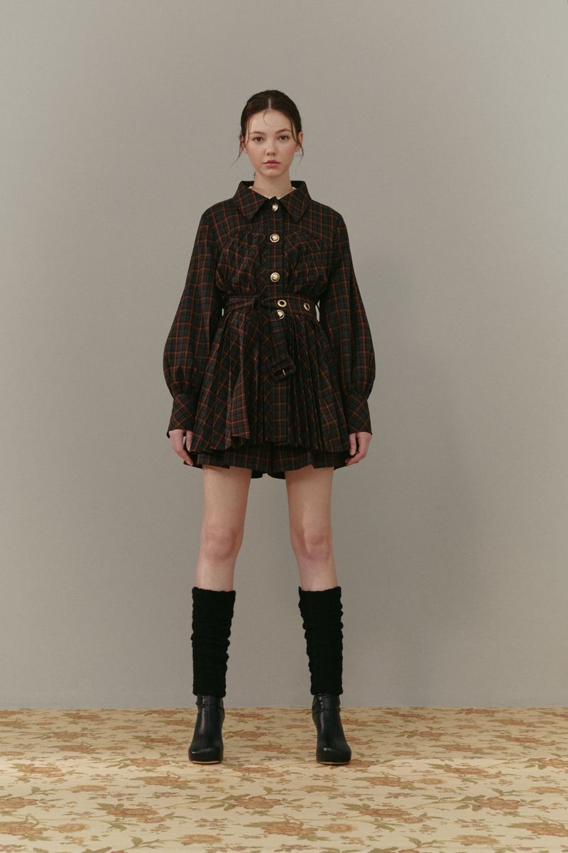 Pleated jacket