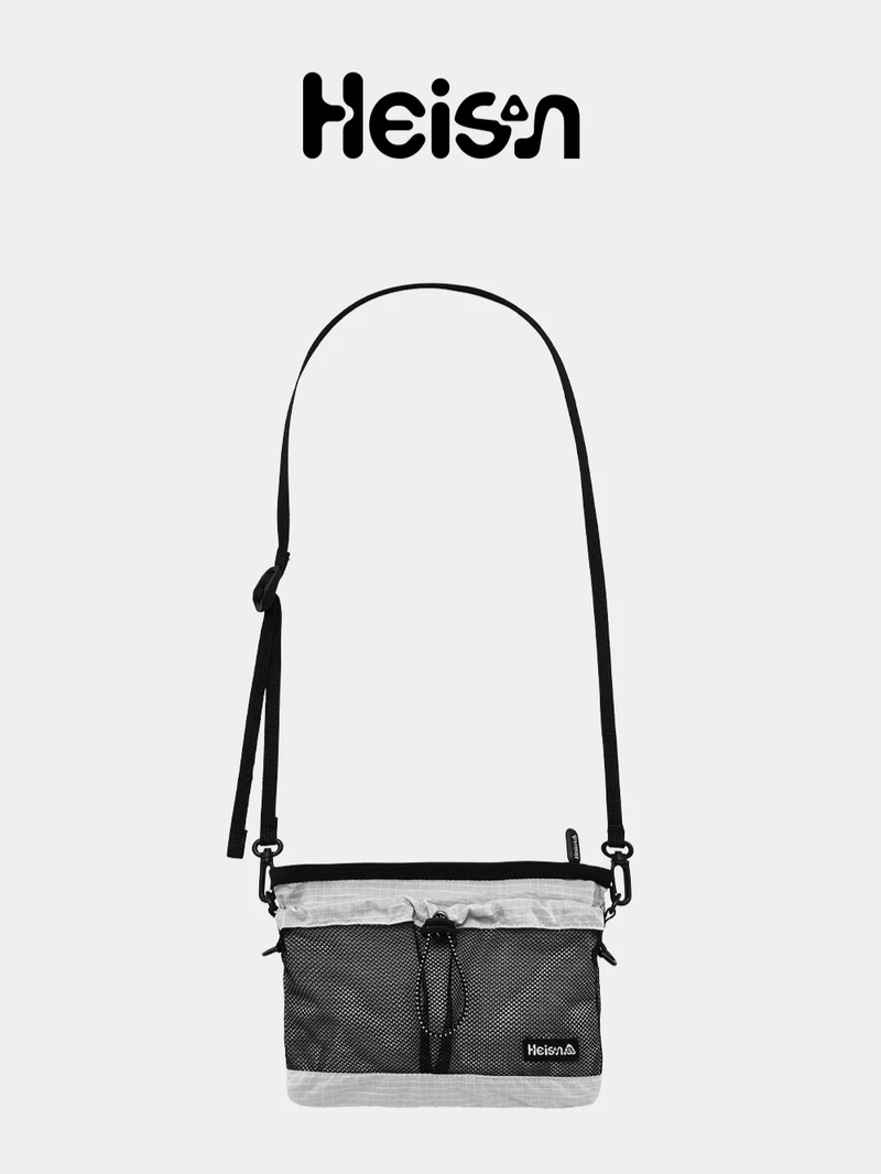 Mesh Pocket Sacoche Nylon White