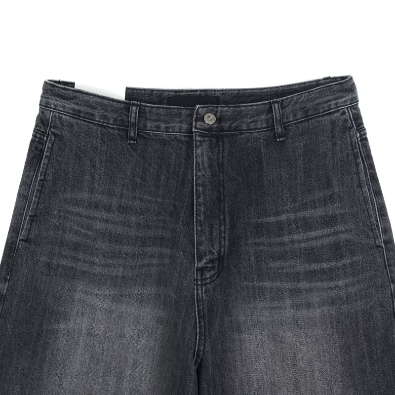 Burnett Double Pintuck Balloon Denim Pants 2C