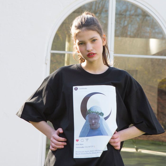 CLUT STUDIO（クラットスタジオ）の「インスタグラムハーフTシャツ（トップス）」