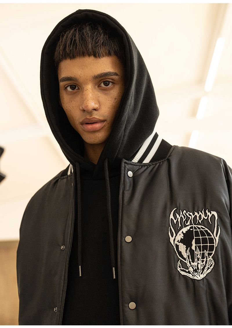 VIRTUAL WORLD 6OZ VARSITY JACKET
