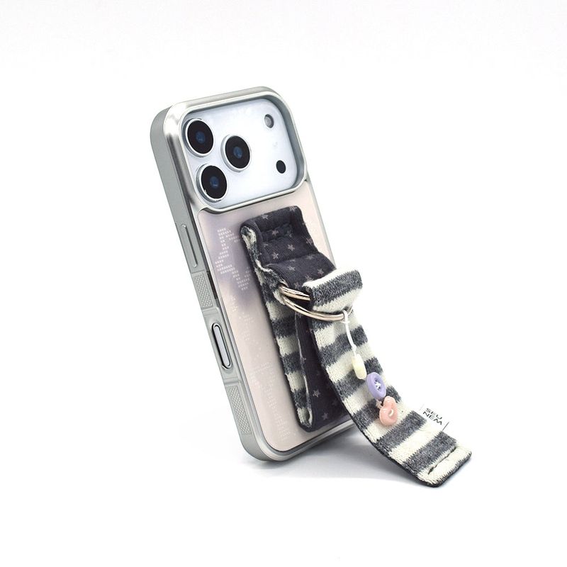 SUN CASE BUTTON BELT IVORY