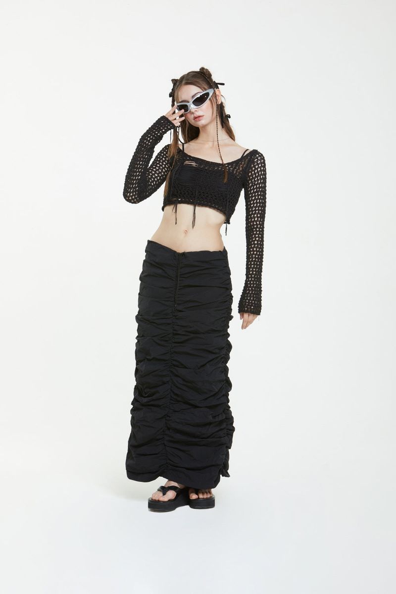 LOG MAXI SKIRT