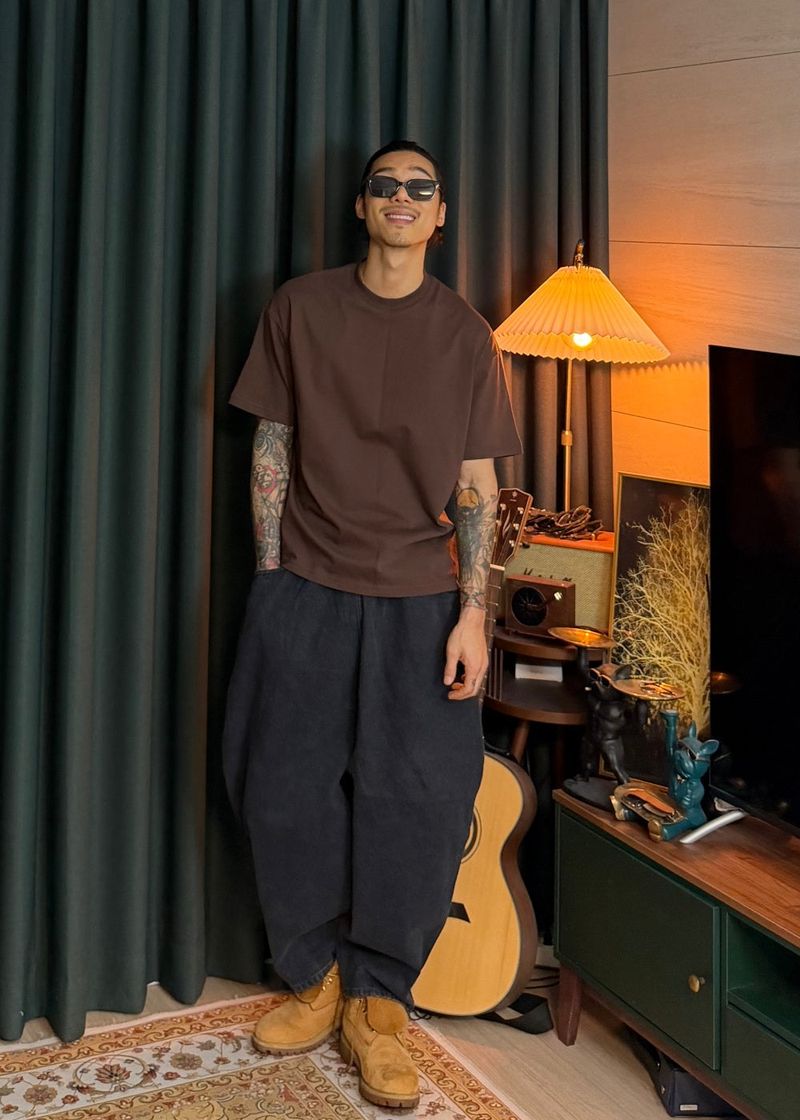 Denim Balloon Baggy Pants 2COLOR