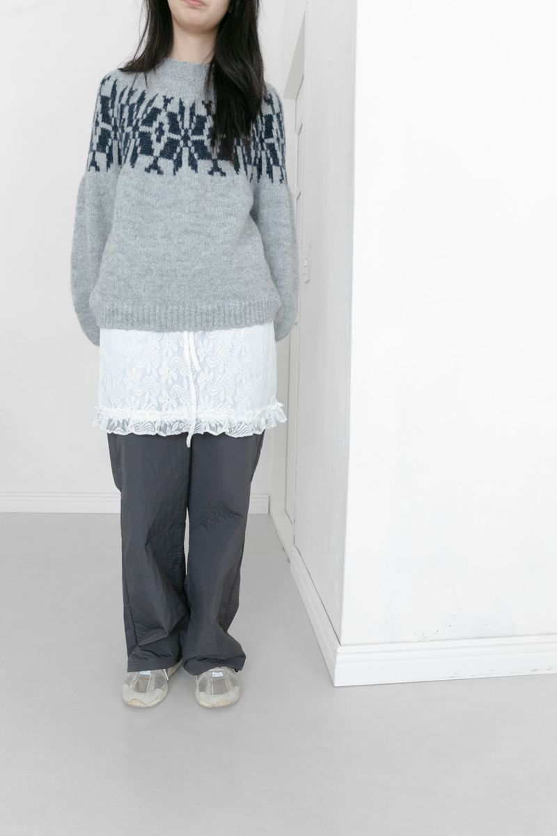 flower frill mini skirt(3colors)