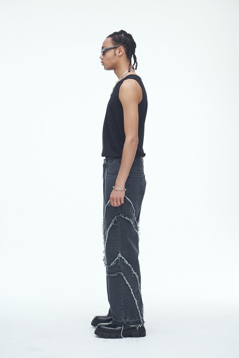 Comma Denim Pants Grey