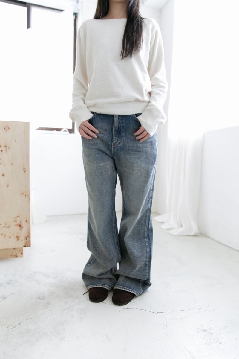 omoosoohy（オムスヒ）の「boy bootcut denim pants(S-L)（Pants）」