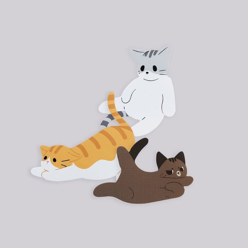 Moment with fluffy removable sticker pack