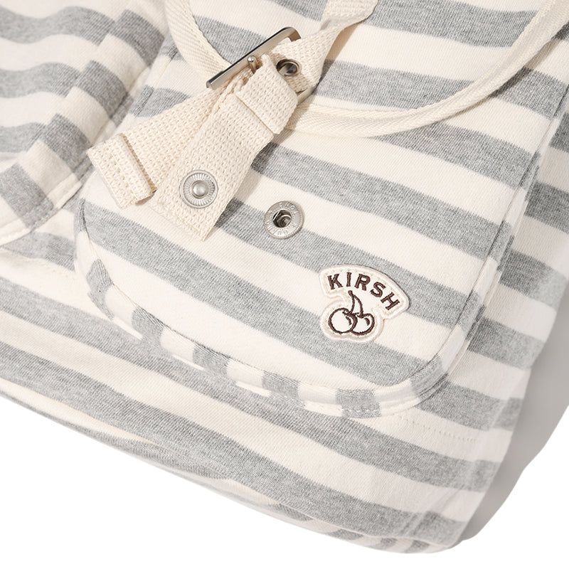 STRIPE PATTERN BACKPACK [IVORY]