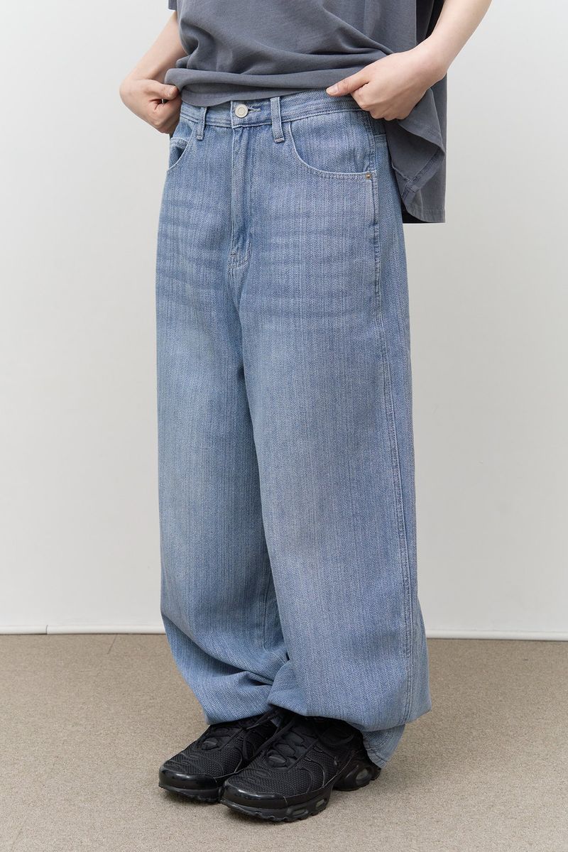 Martin Striped Wide Denim