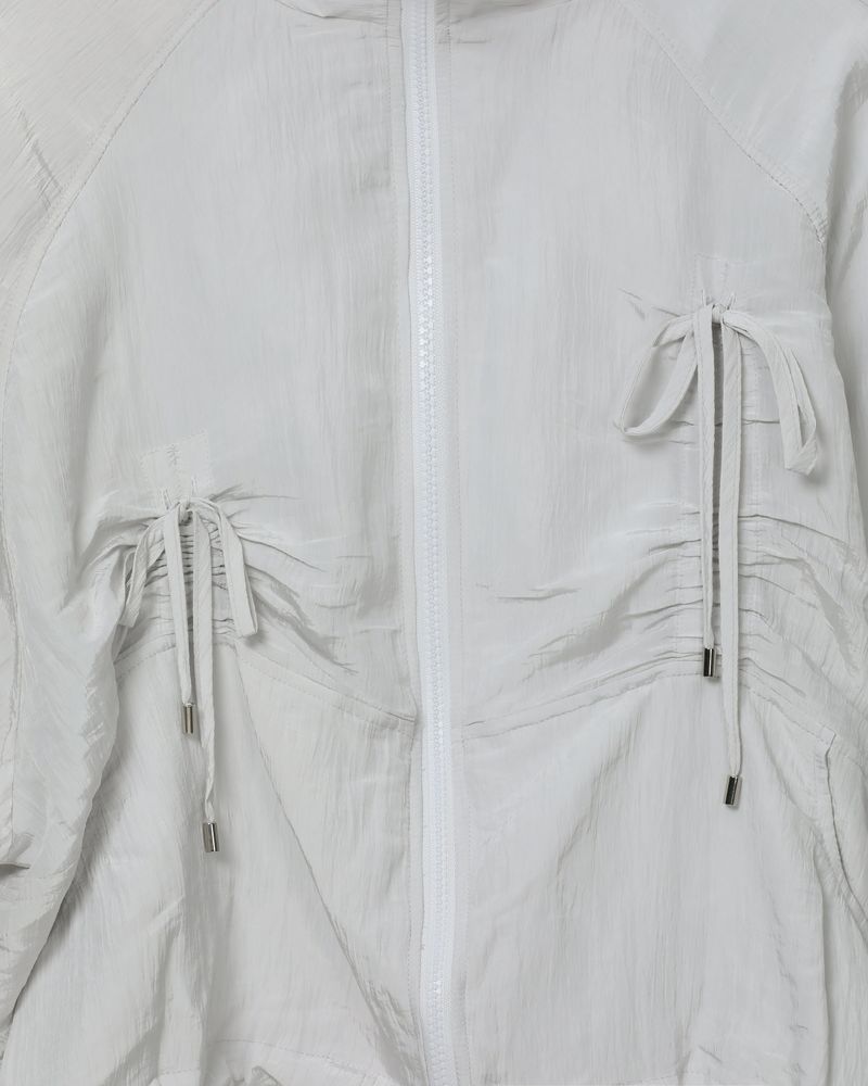 Ribbon wind set-up jumper [ light grey ]
