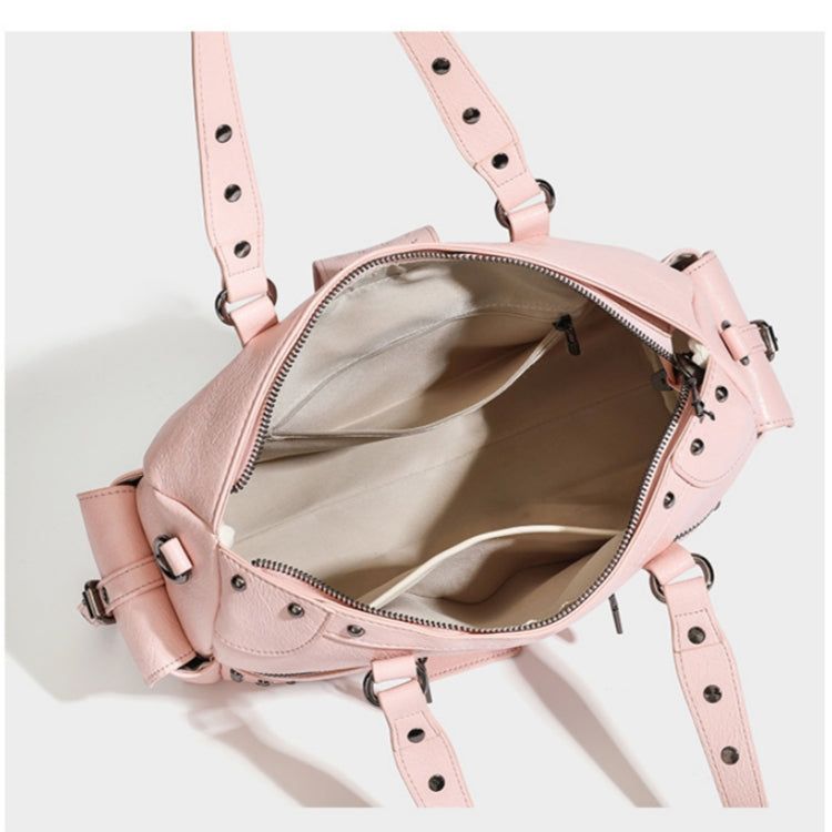High Quality Stud Buckle Boston Bag