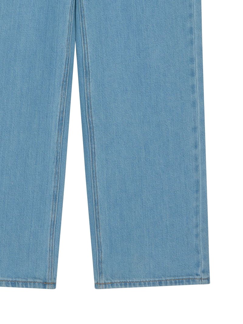EMBROIDERY OVERALL DENIM PANTS code 25011