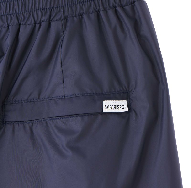 BASIC SAFARI POLY SKIRT (NAVY)