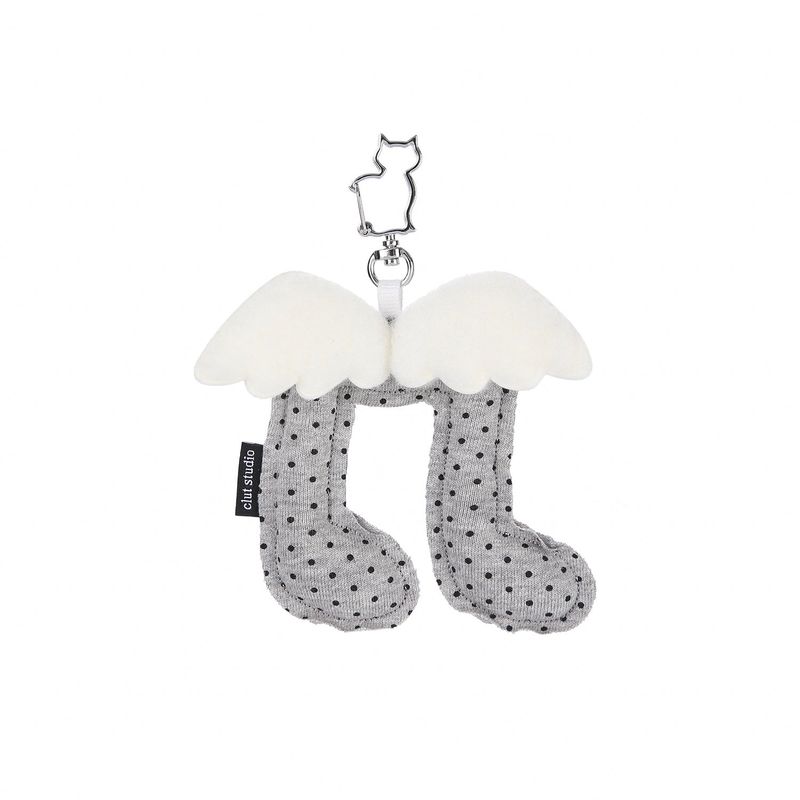 Melody Angel Keyring - GREY
