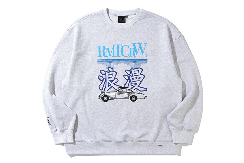ROMANCE CADILLAC SWEAT SHIRT_LIGHT GREY