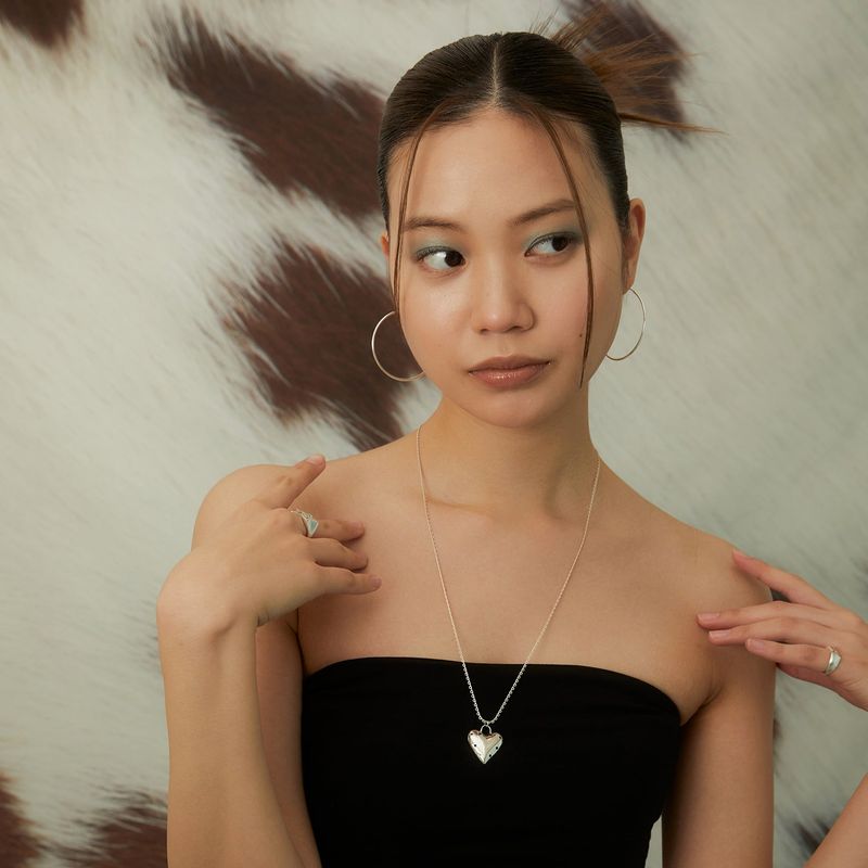 simple circular earring