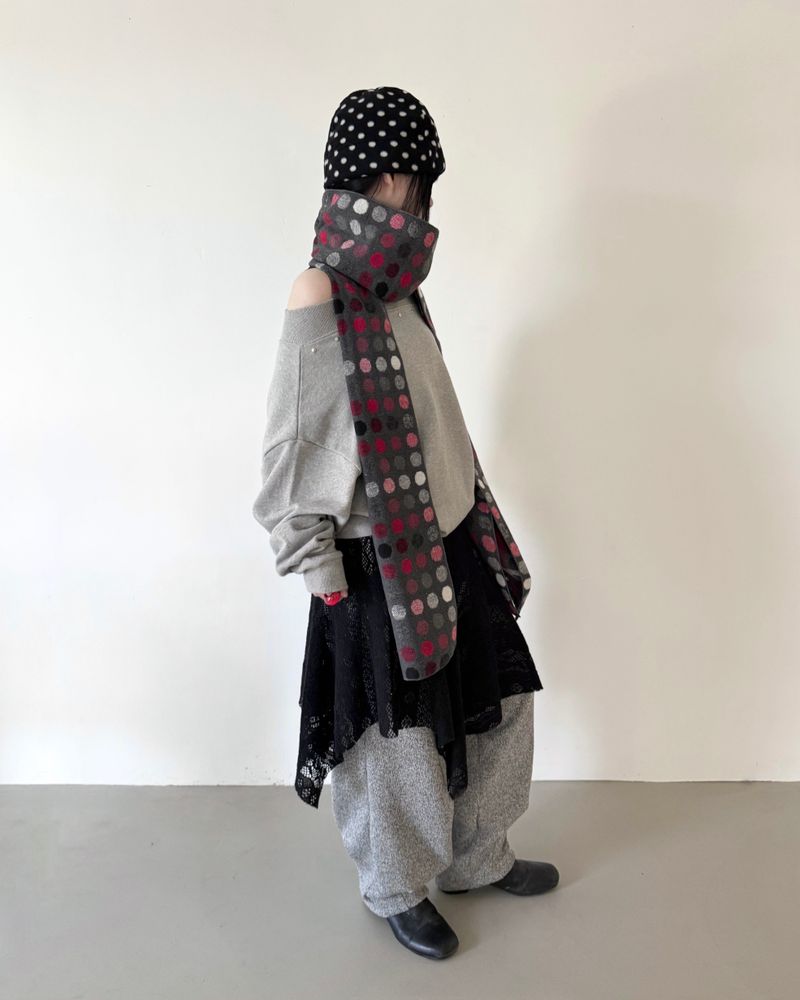 Soft Fleece Layered Skirt