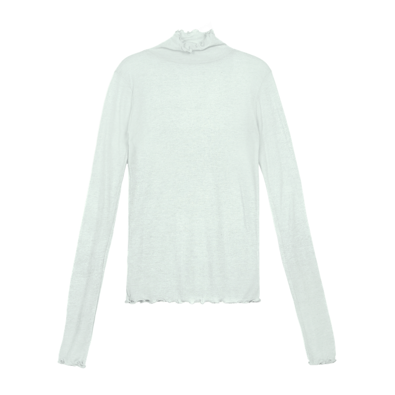 SHEER TURTLENECK TOP (3 COLORS)