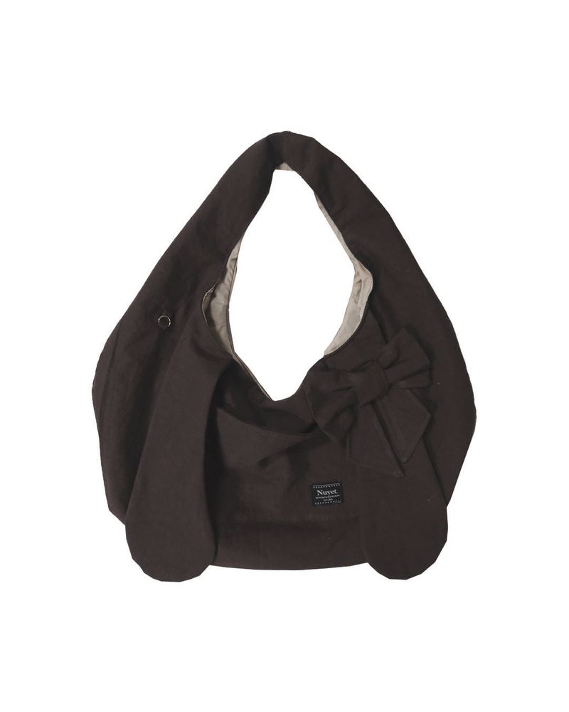 Nuyet（ヌエット）の「 Bunny Ribbon Hobo Bag _ Brown（Bags）」