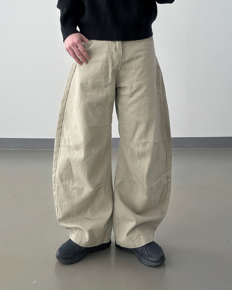 OVRUNE Panel Curved Cotton Pants