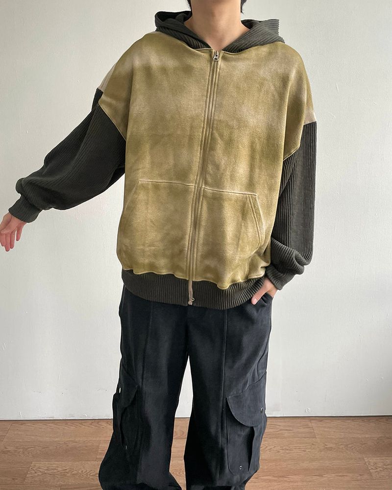IDF（アイディーエフ）の「Kai Knit Hooded Zip-Up 2C（Tops）」