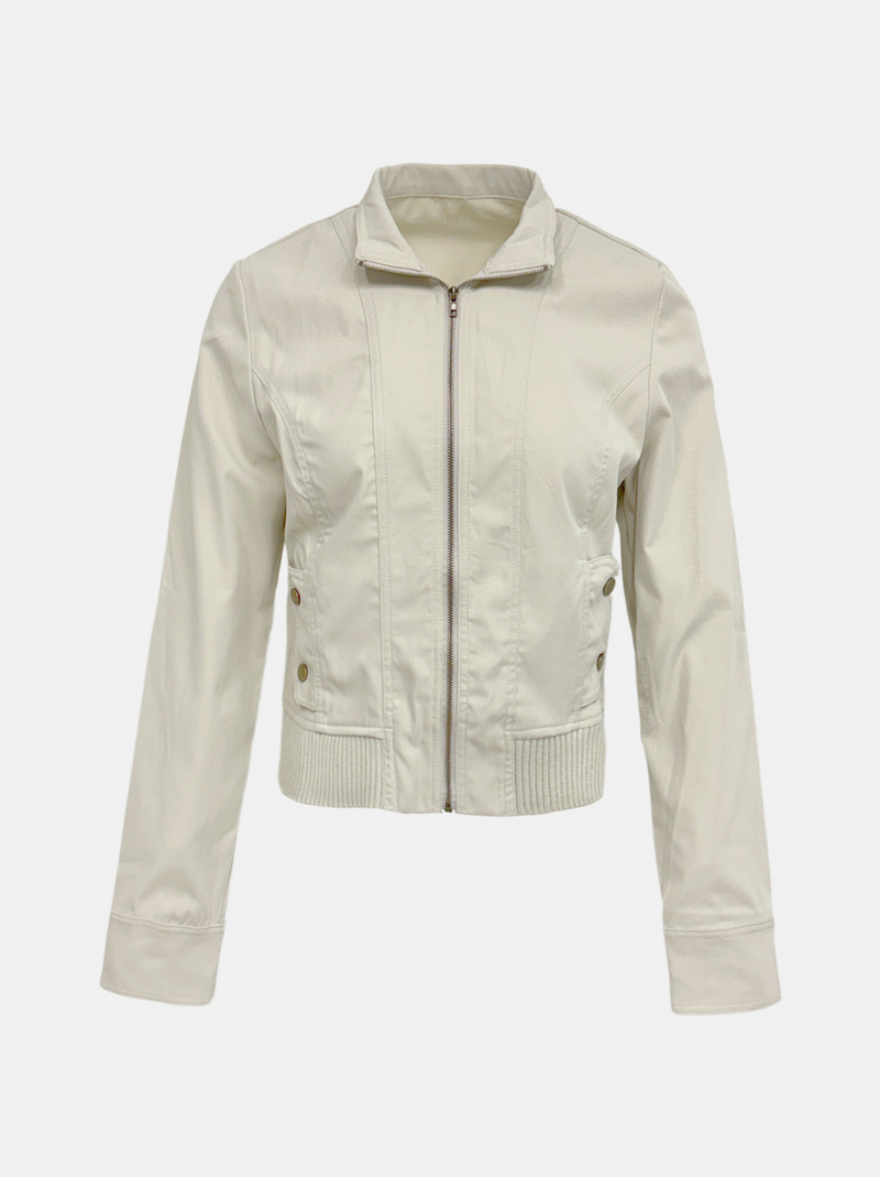 Western Cotton Zip Up Jacket