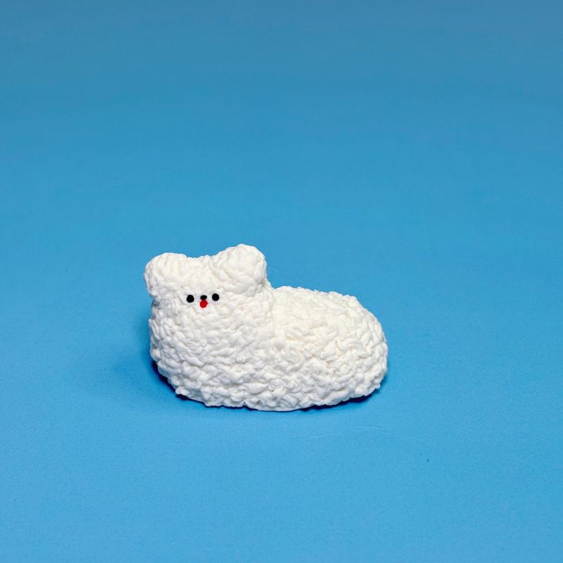 MYLITTLEDOGGG（マイリトルドッグ）の「ホワイトわんちゃんのオブジェ（Toys/Key Holders）」