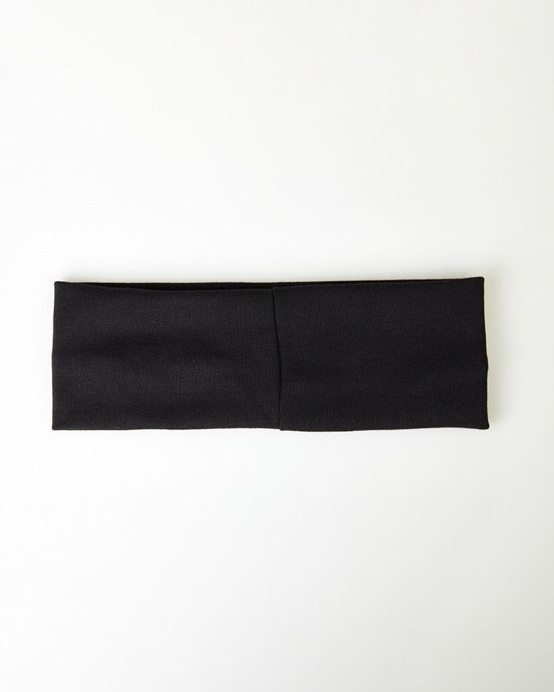 LETTERING HAIRBAND (BLACK)