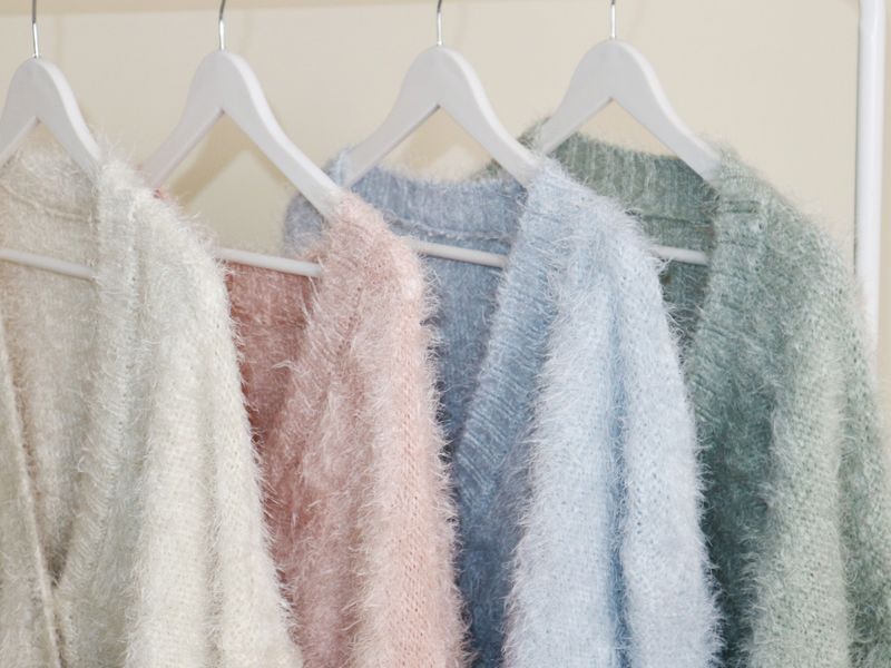Featheryan Rouge Long Angora Cardigan