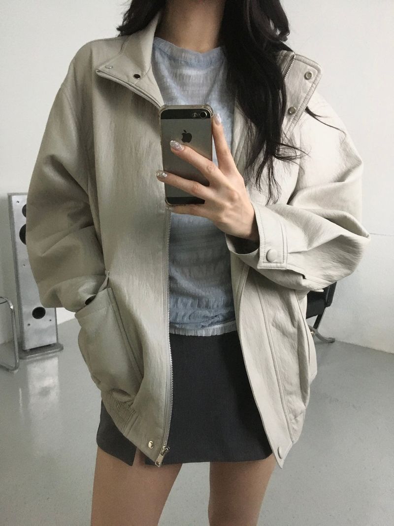 Linkle Leather Jumper