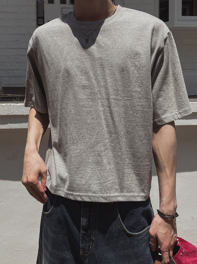 フルーヴベーシッククロップショートスリーブTシャツ