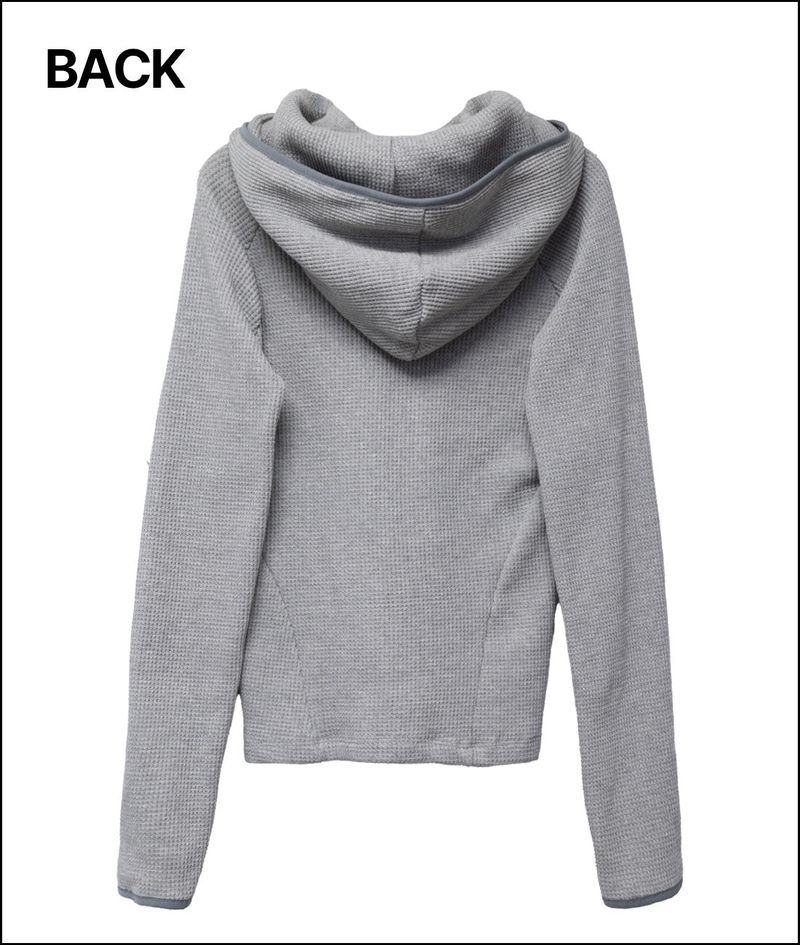 Revi henry neck hoodie (finger whole)