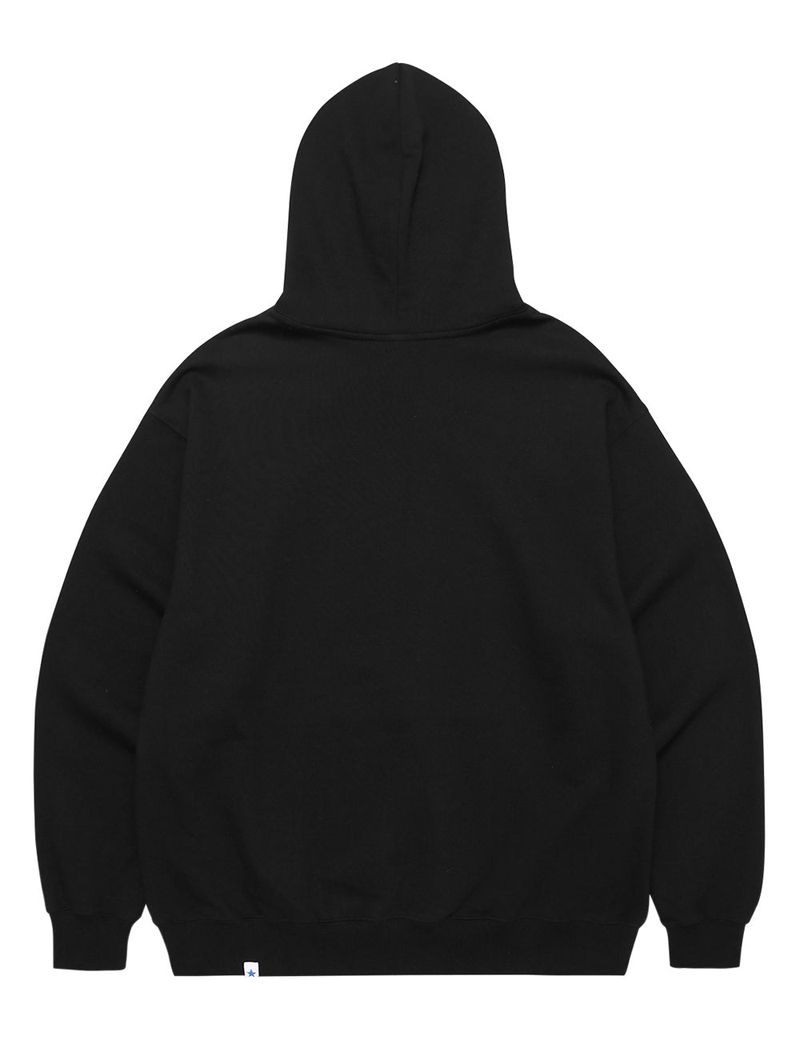 WAVY LOGO HOODIE BLACK(CV2CFUM407A)