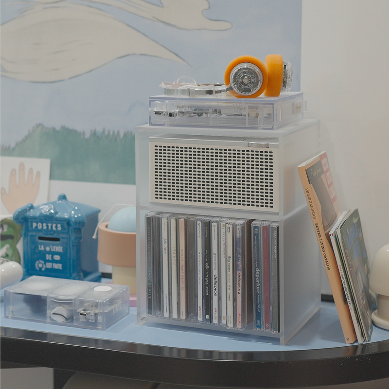 【MADE】 Mini audio rack 2404 - AQUA