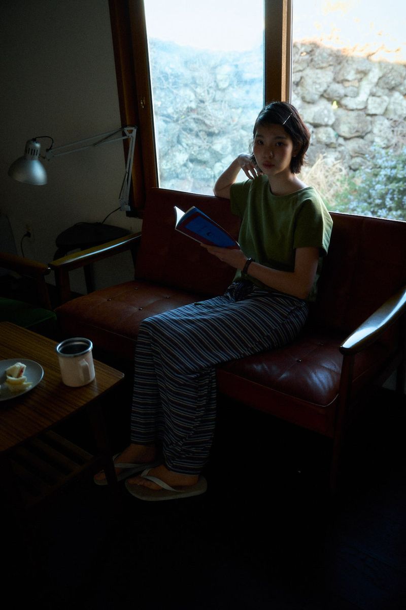 YWD STRIPE SKIRT (2color)