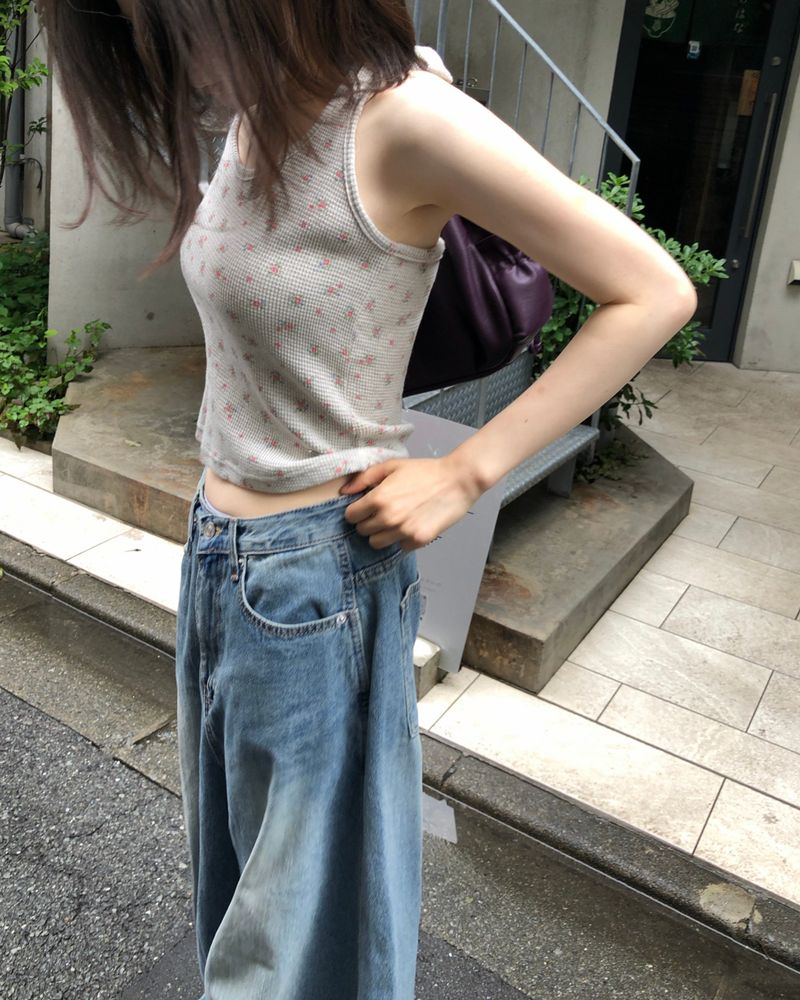 [ORIGINAL] Kor Balloon Denim Summer Wide Pants
