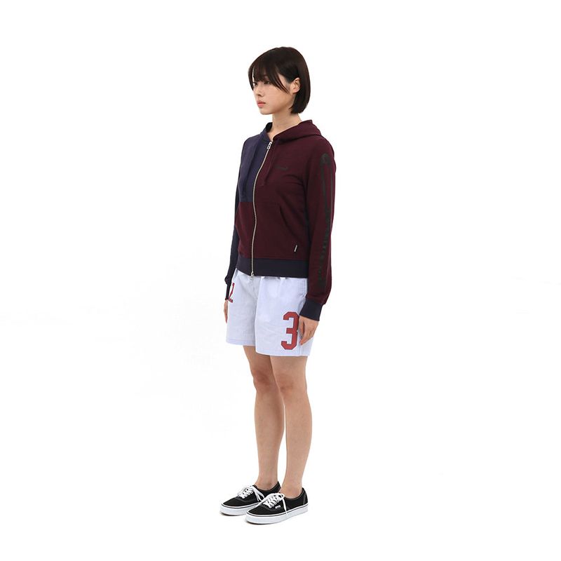 1/2 SAFETY ASURA HOOD ZIP UP (PURPLE/NAVY)