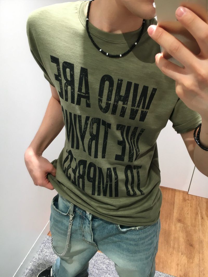 DISCERNMENT（ディサーンメント）の「IM プレうsスラブ半袖Tシャツ 4C（トップス）」