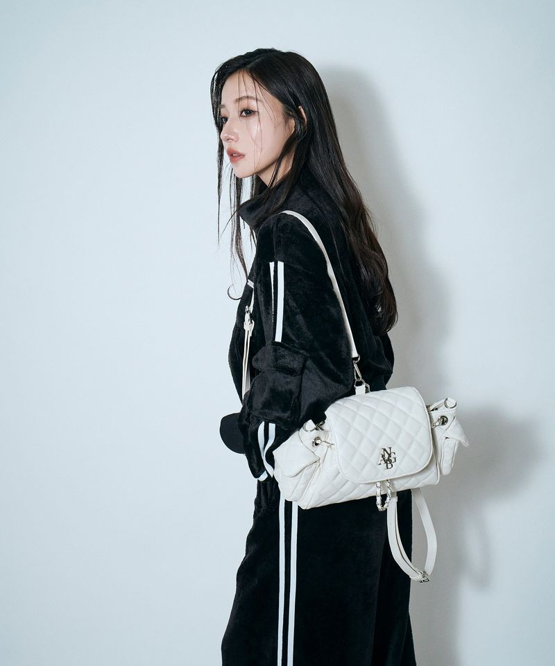 2WAYキルティングリュックバッグ
