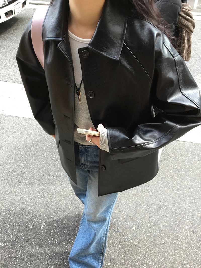 [MADE] ENTRY LEATHER JACKET