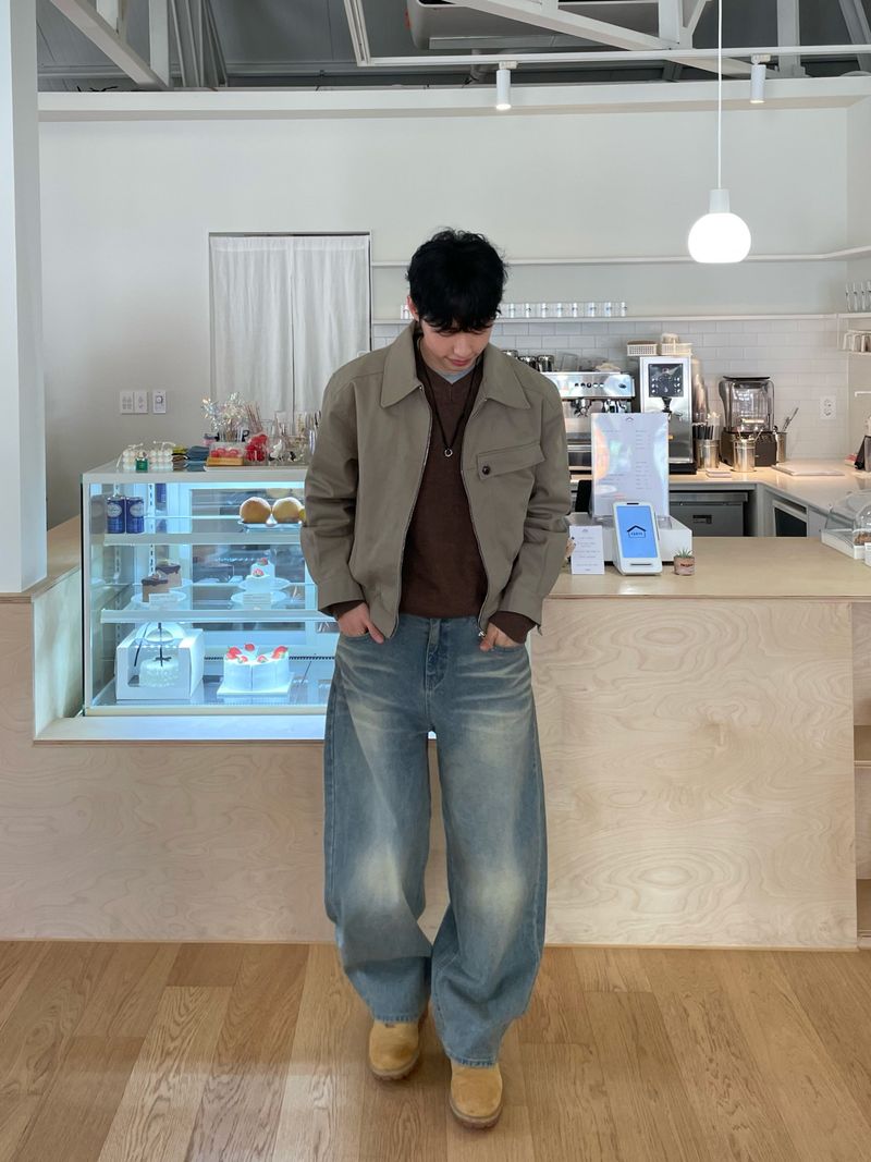 City Collar Blouson Jacket (2 Colors)