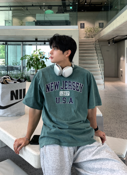 LOOKPLE（ルックプル）の「Taper New Jersey Heavy Pigment Overfit Short Sleeve（Tops）」