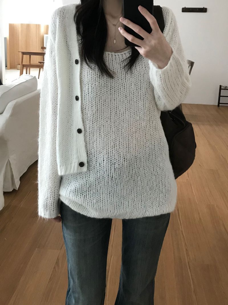 Knit Cardigan Set (3 colors)