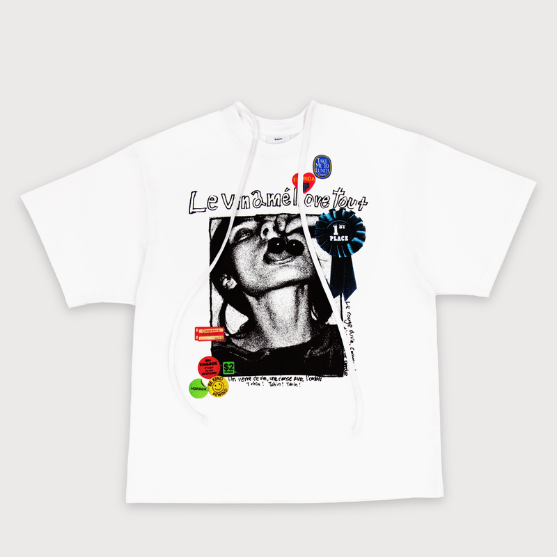 SPAGHETTI ROCK T SHIRT WHT